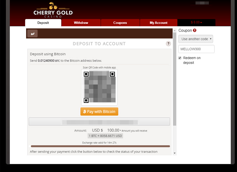 Cherry casino no deposit voucher code